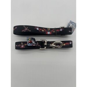 Buckle Down Marvel Iron Man Dog‎ Leash